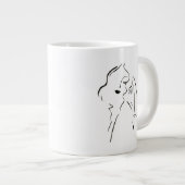 Grande Tasse Étude simple - Croquis d'une dame (Devant droit)