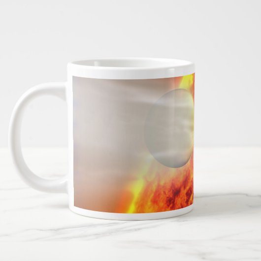 Grande Tasse Evaporation de l'atmosphère de Hd 189733b (Gauche)