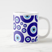 Grande Tasse Evil Eye Pattern, Greek Eye, Turkish Eye, Nazar (Droite)