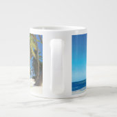 Grande Tasse Exotic beach throw pillow (Dos)