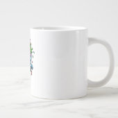 Grande Tasse Explosion de Crâne Colorée (Droite)