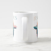 Grande Tasse Expression divine : La Croix de Jésus en Abstrait (Dos)