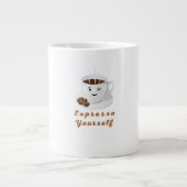 Grande Tasse Expresso Yourself – Funny Smiling Coffee Tee (Devant)