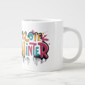 Grande Tasse Extra-Large I Love Winter (Droite)