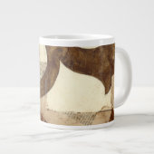 Grande Tasse Extrait vintage de journal (Devant droit)