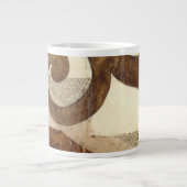 Grande Tasse Extrait vintage de journal (Devant)