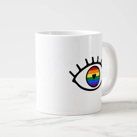 Grande Tasse Eye Rainbow (Devant droit)