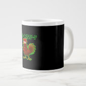 Grande Tasse F-Caw-F Chicken Classic Retro Graphic (Devant droit)
