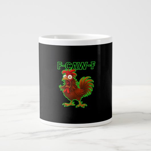 Grande Tasse F-Caw-F Chicken Classic Retro Graphic (Devant)