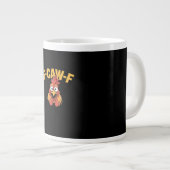 Grande Tasse F-Caw-F Chicken Funny Chicken Trendy Casual (Devant droit)