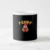 Grande Tasse F-Caw-F Chicken Funny Chicken Trendy Casual (Devant)