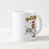 Grande Tasse F-CAW-F Coffee Lover Chicken, Funny FCAWF Bird (Devant droit)