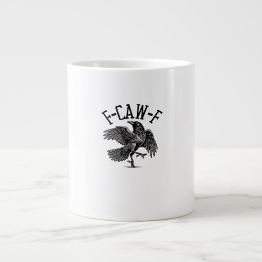 Grande Tasse F Caw F Crow Créatif Décontracté (Devant)