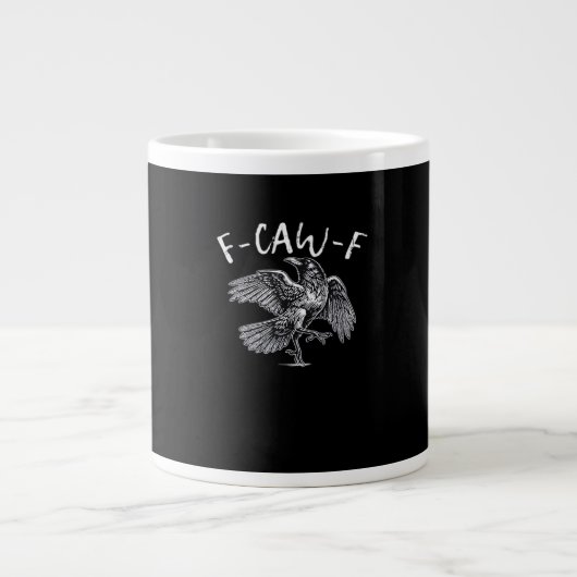 Grande Tasse F-Caw-F Crow Retro Classic (Devant)