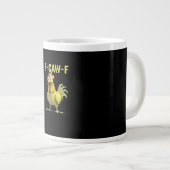 Grande Tasse F Caw F Funny Chicken Classic Creative Casual (Devant droit)