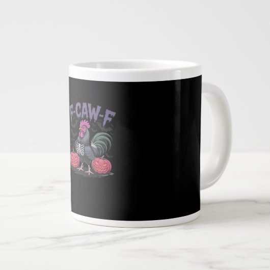 Grande Tasse F Caw F Funny Chicken Classic Simple Clean Style (Devant droit)