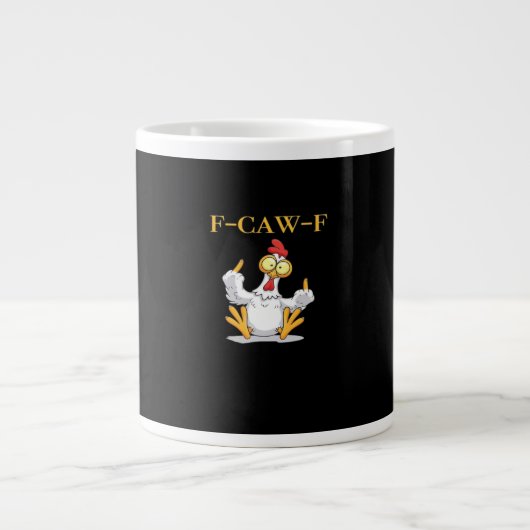 Grande Tasse F-Caw-F Funny Chicken Retro Classic (Devant)