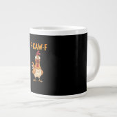 Grande Tasse F-Caw-F Funny Chicken Saying Rooster Meme Sarcasti (Devant droit)
