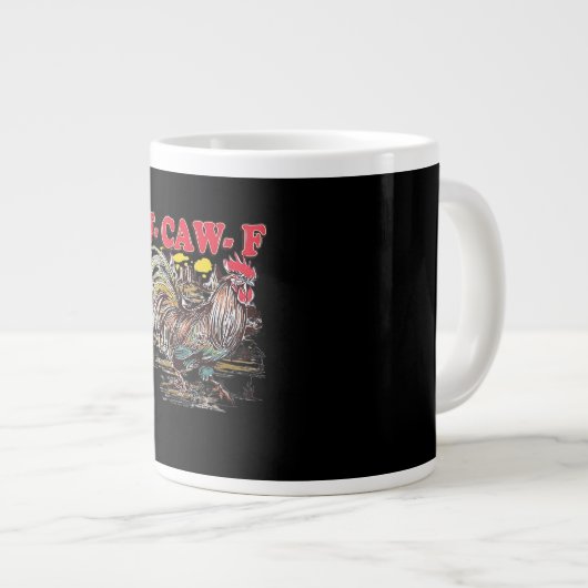 Grande Tasse F-Caw-F Hei Hei Moana Rooster Classic Funny Graphi (Devant droit)