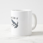 Grande Tasse F-Caw-F Oiseau Drôle Corbeau (Devant droit)