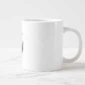 Grande Tasse F-Caw-F Oiseau Drôle Corbeau (Droite)