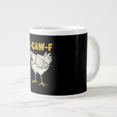 Grande Tasse F-Caw-F Poulet Classique Rétro Cool (Devant droit)