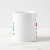 Grande Tasse Fa La La - Festive vacances Typographie Design (Devant)
