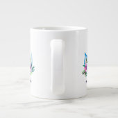 Grande Tasse Face de licorne magique mignonne (Dos)