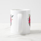 Grande Tasse Face de singe de fleurs (Dos)