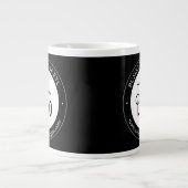 Grande Tasse Facile de remplacement de logo et de texte personn (Devant)
