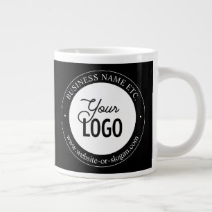 Grande Tasse Facile de remplacement de logo et de texte personn