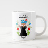 Grande Tasse Fado chanteuse avec caravelle portugaise (Droite)