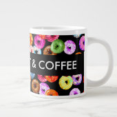 Grande Tasse Faites passer le motif sans soudure + votre backgr (Droite)