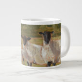 Grande Tasse Famille de moutons (Devant droit)