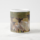 Grande Tasse Famille de moutons (Devant)