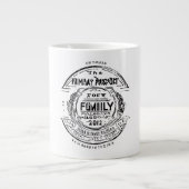 Grande Tasse Family Passport Stamp Personalized Custom Travel (Devant)