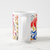 Grande Tasse Fantastique design florentin Feuilles (Dos)