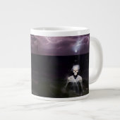 Grande Tasse Fantôme en mer - Peinture à l'huile (Devant droit)