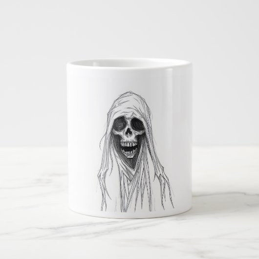 Grande Tasse Faucheur squelette (Devant)