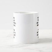 Grande Tasse Faux Smile - Drôle, Citation Sarcastique (Devant)
