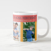 Grande Tasse Félicitations 40e anniversaire 4 Photo (Droite)