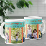 Grande Tasse Félicitations 60e anniversaire 4 Photo<br><div class="desc">60e anniversaire, tasse photo personnalisée. Le modèle photo est configuré pour vous pour ajouter 4 de vos photos préférées. Vous pouvez également ajouter votre message personnalisé, l'année et modifier l'occasion si vous le souhaitez. Le libellé actuel se lit "Félicitations pour votre 60e anniversaire" et "nous vous souhaitons une année de...</div>