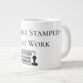 Grande Tasse Félicitations à l'ingénieur agréé (Devant droit)