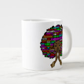 Grande Tasse Femme chrétienne noire métissée mère (Devant droit)