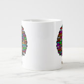 Grande Tasse Femme chrétienne noire métissée mère (Devant)