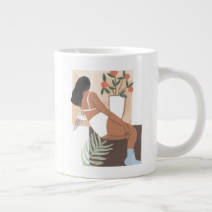 Grande Tasse Femme en repos