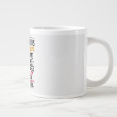 Grande Tasse Femme Sagittarius avec trois côtés drôle cadeau ca (Droite)