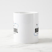 Grande Tasse Femme super fille de demain (Devant)