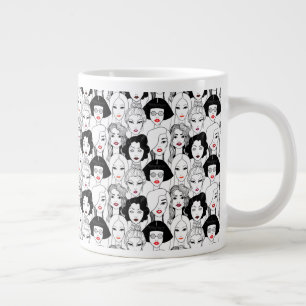 Grande Tasse Femmes avec Motif en bâton