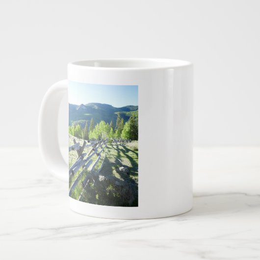 Grande Tasse Fenceline en bois (Devant gauche)
